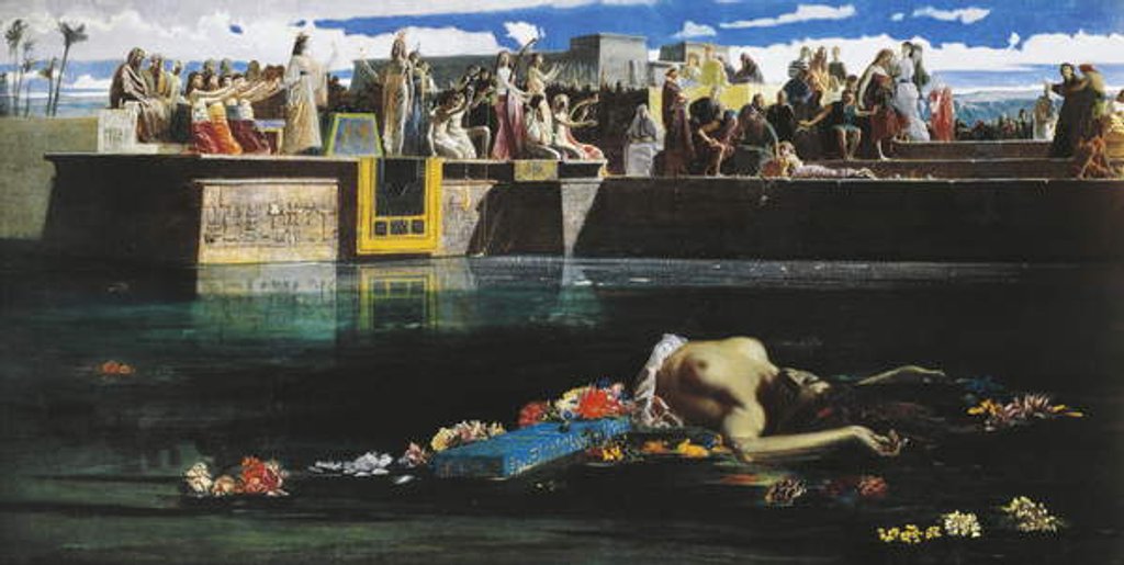 Detail of The Sacrifice of a Virgin to the Nile, 1865 by Federico Faruffini
