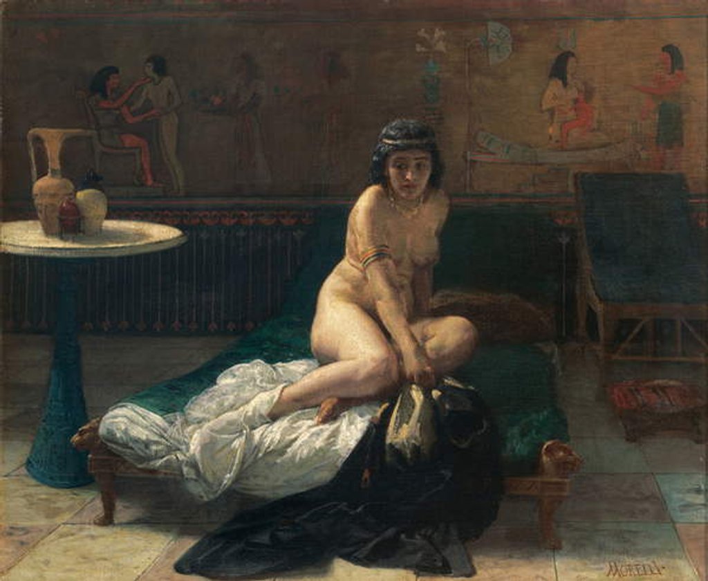 Detail of Potiphar's wife, 1861 by Domenico Morelli