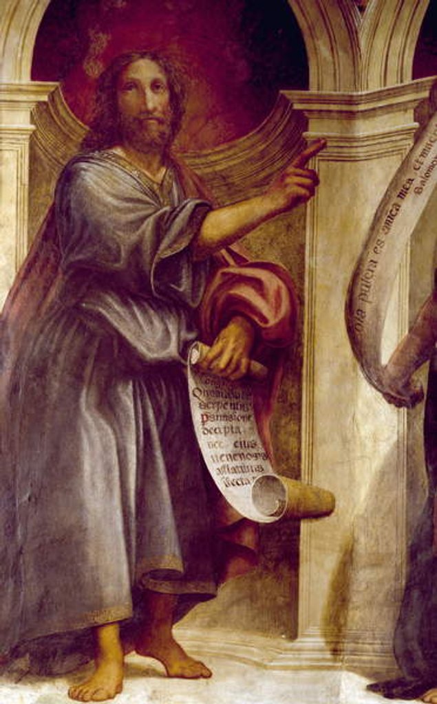 Detail of The Prophet Isaiah by Giovanni Antonio Pordenone