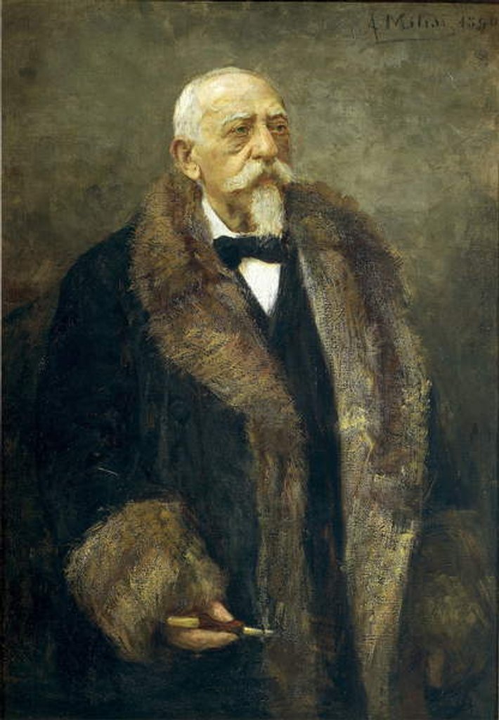 Detail of Portrait of Gentleman, 1896 by Alessandro Milesi