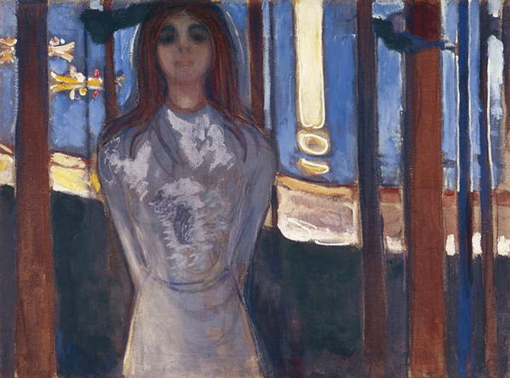 Detail of The Voice / Summer Night, 1896 by Edvard Munch