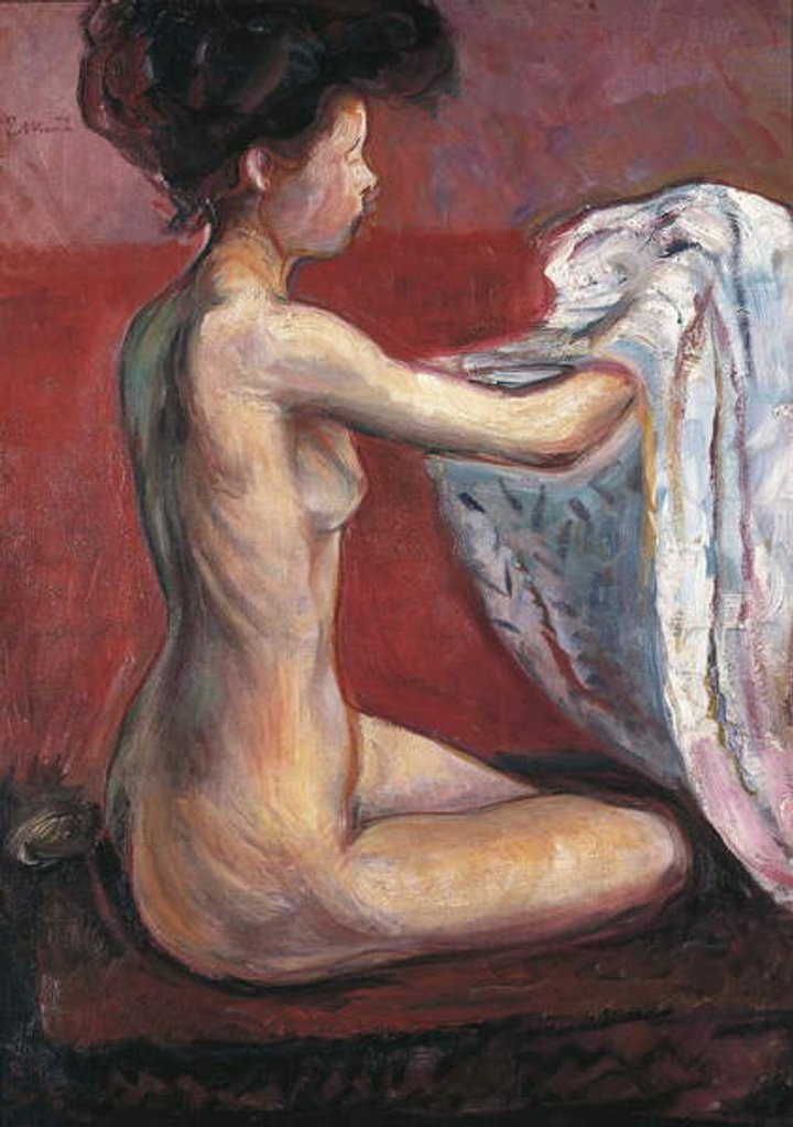 Detail of Parisian Model, 1896 by Edvard Munch