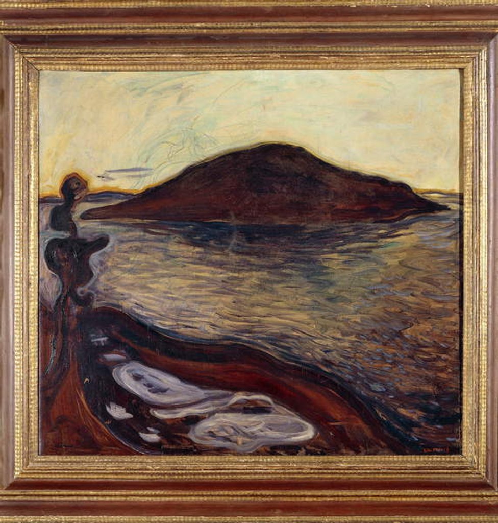Detail of The Island by Edvard Munch