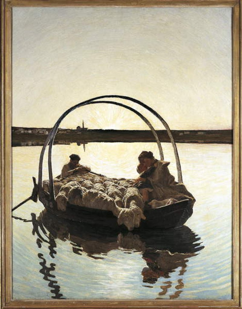 Detail of Ave Maria, 1886 by Giovanni Segantini