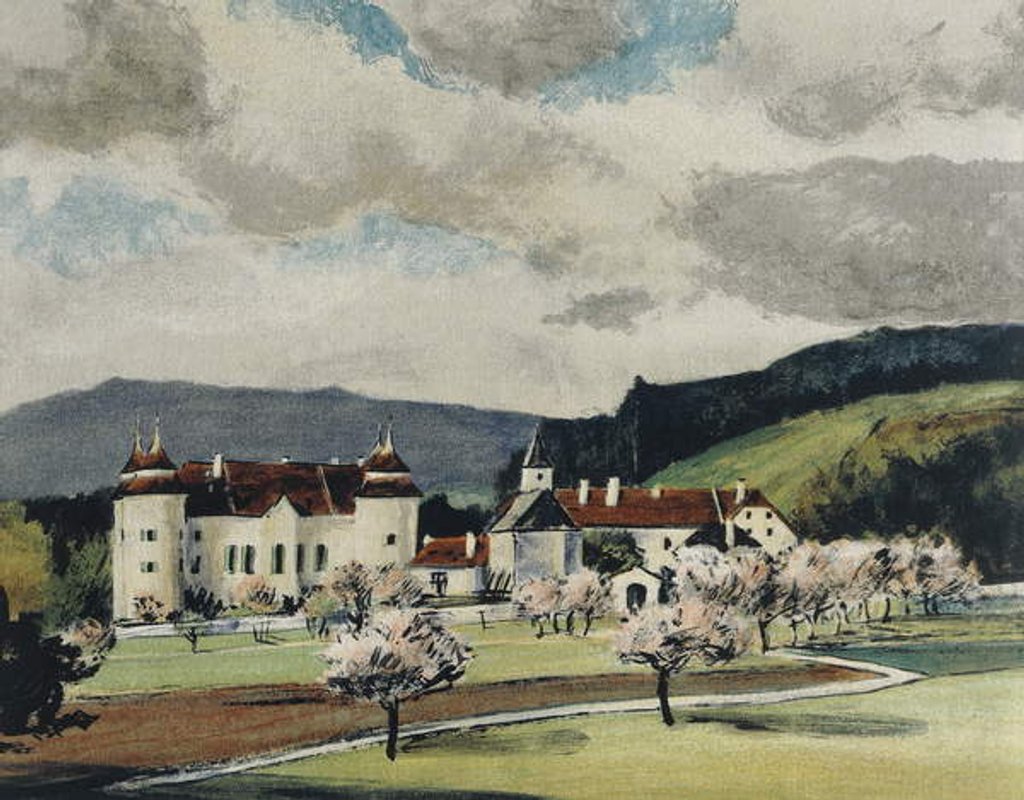 Detail of Weinzierl Castle near Wieselburg, c.1909 by Igo Potsch