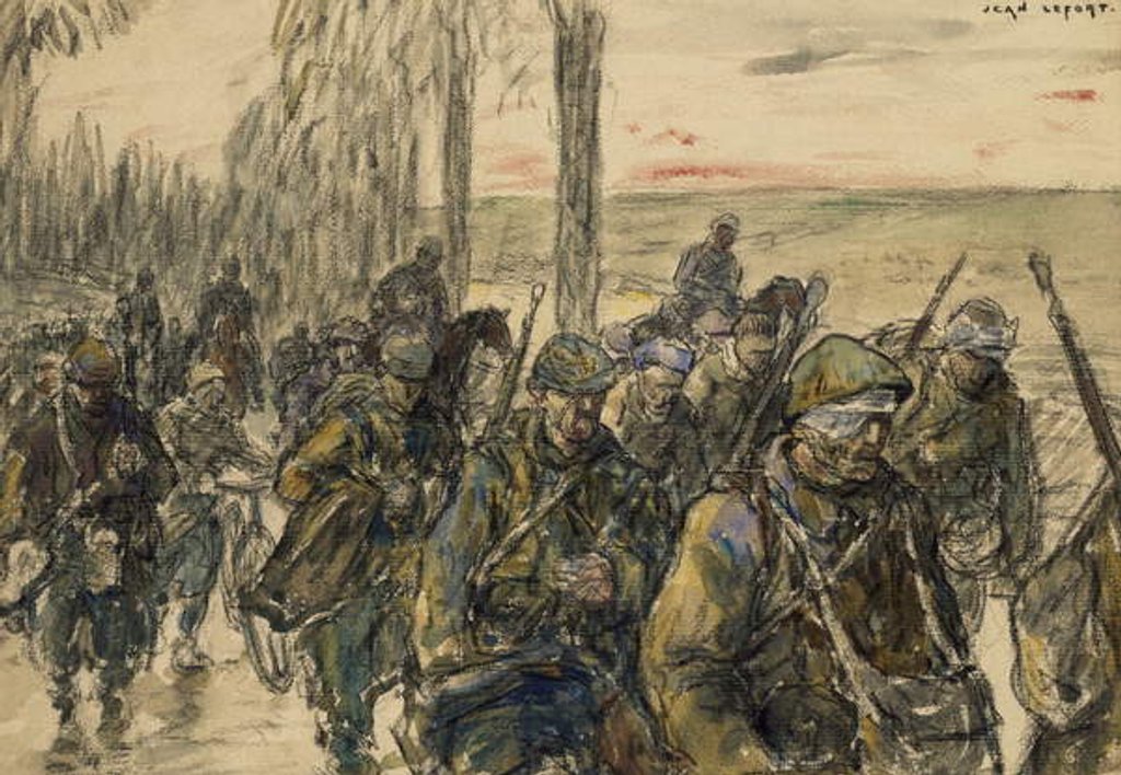 Detail of Somme front, 1916 by Jean-Louis Lefort