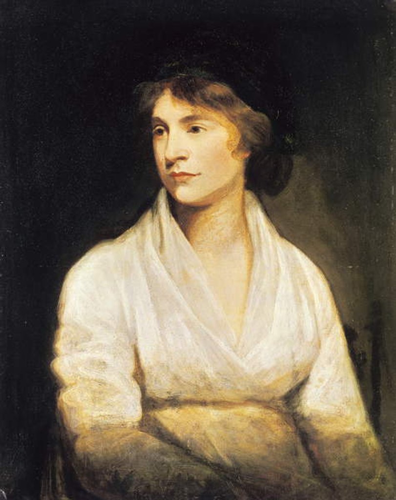 Detail of Portrait of Mary Wollstonecraft, c.1797 by John Opie