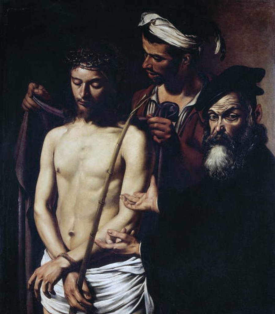 Detail of Ecce Homo, c.1605 by Michelangelo Merisi da Caravaggio