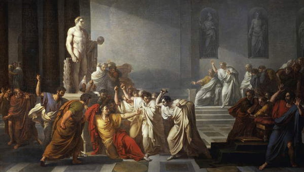 Detail of The Death of Julius Caesar, 1805-06 by Vincenzo Camuccini