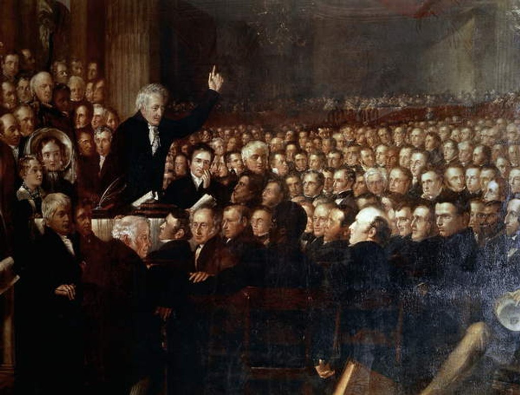 Detail of The Anti-Slavery Society Convention, 1840, 1841 by Benjamin Robert Haydon