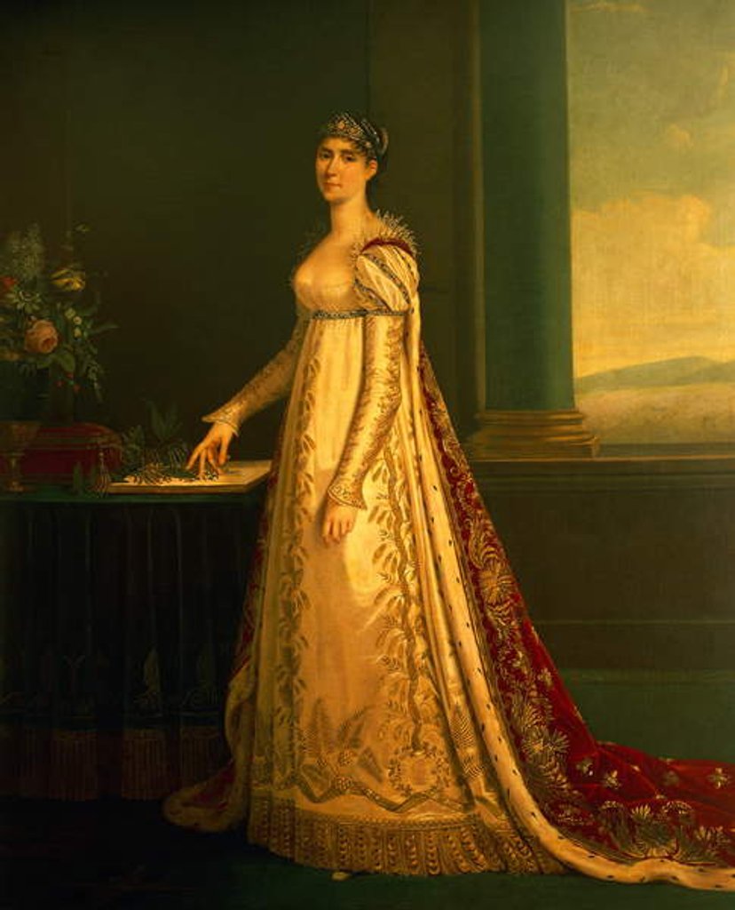 Detail of Portrait of Josephine Bonaparte by Robert (attr. to) Lefevre