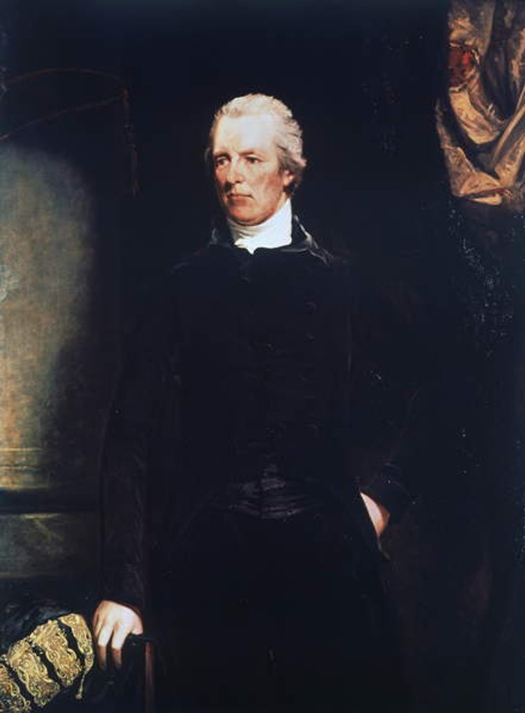 Detail of Portrait of William Pitt Younger by John Hoppner