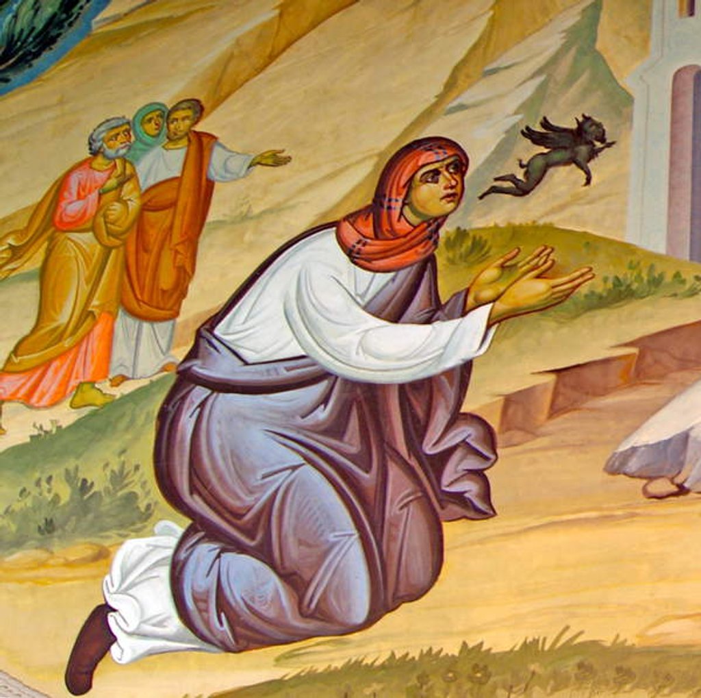 Detail of Releasing a small winged demon, Cyprus by Cypriot Cypriot