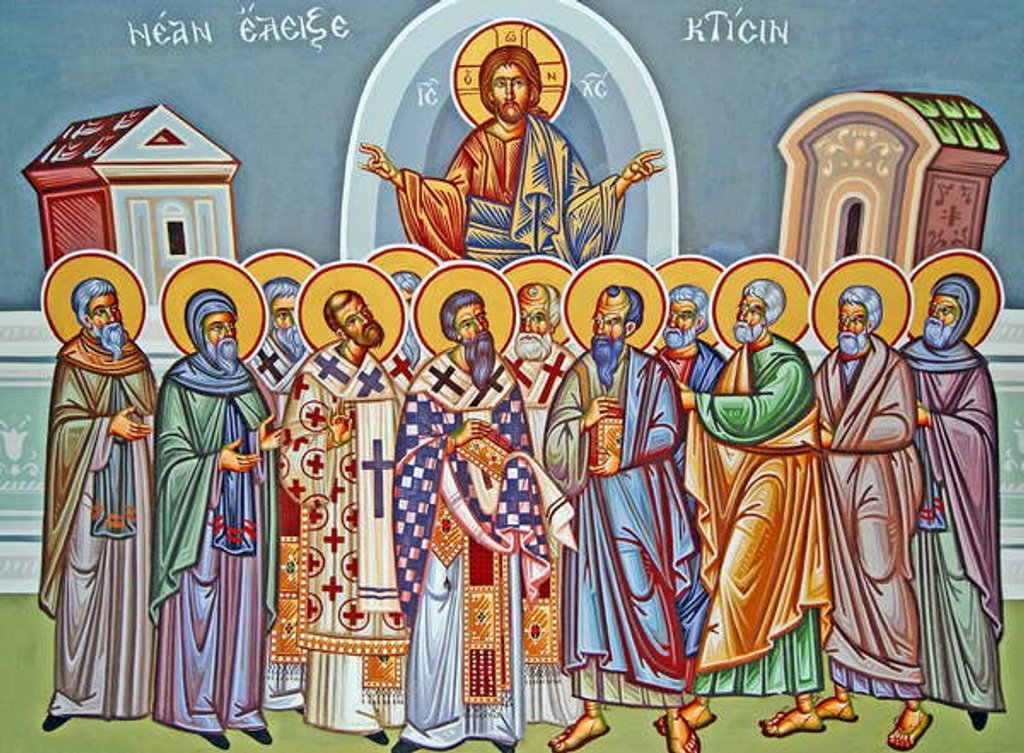 Detail of Jesus Christ and his Twelve Apostles, Cyprus by Cypriot Cypriot