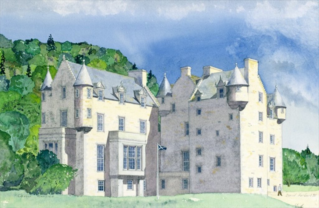 Detail of Castle Menzies, 1995 by David Herbert