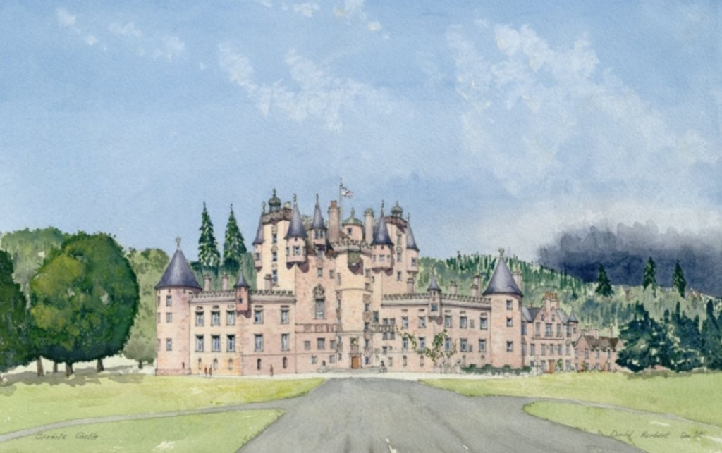 Detail of Glamis Castle, Tayside by David Herbert