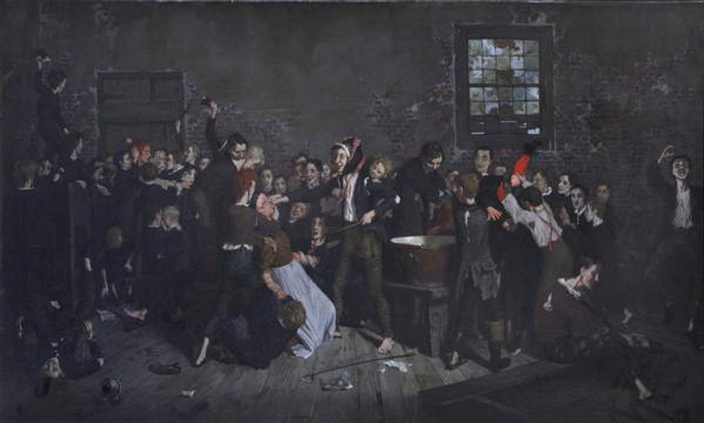 Detail of Dotheboys Hall Breaks Up Forever, 1862-1922 by Edgar Bundy