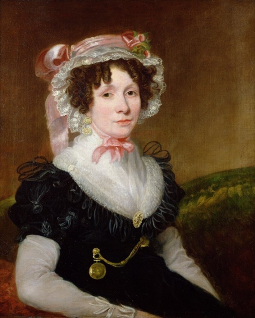 Detail of Portrait of Mrs. George Beadnell, 1830-35 by Henry William Pickersgill