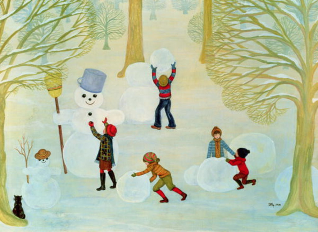 Detail of Snowmen by Ditz Ditz