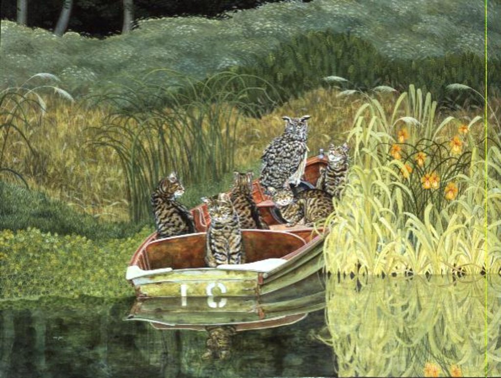 Detail of The Owl and the Pussycats by Ditz Ditz