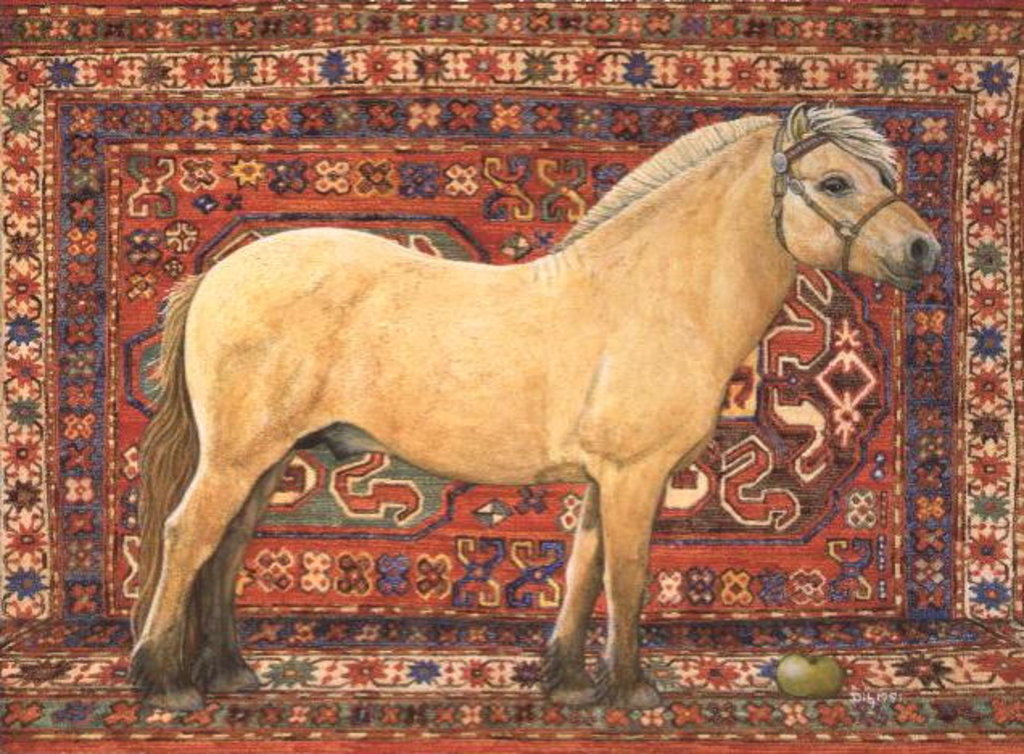 Detail of The Carpet Horse by Ditz Ditz