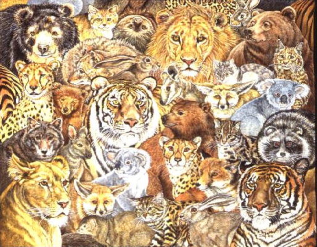 Detail of The Wild Bunch by Ditz Ditz