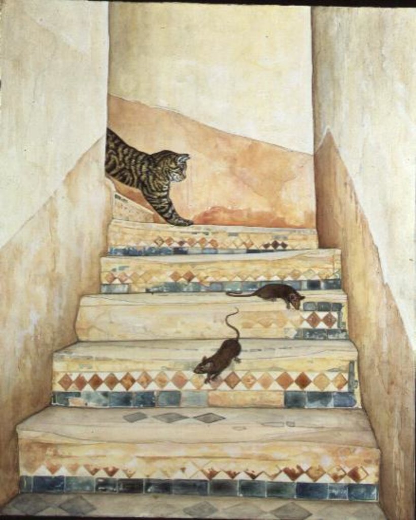 Detail of Ben Youssef's Staircase by Ditz Ditz