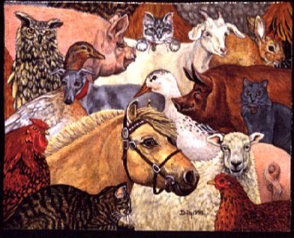 Detail of A Patchwork for Laura, 1993 by Ditz Ditz