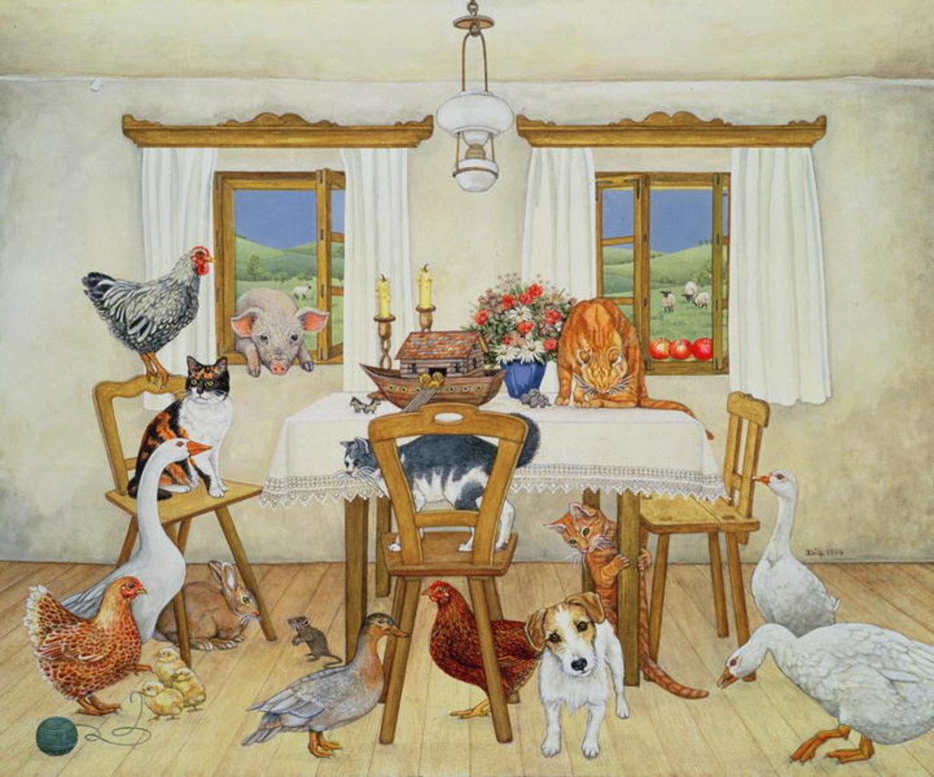 Detail of The Ark, 1994 by Ditz Ditz