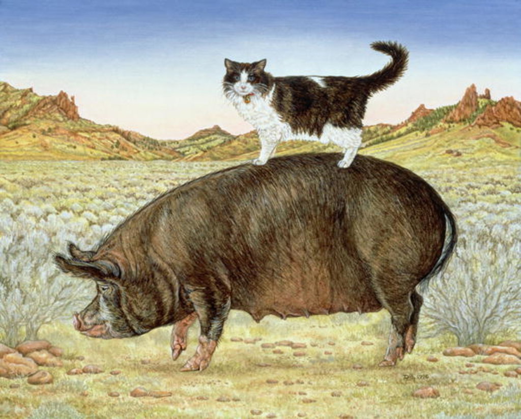 Detail of Piggyback-Riding at Breteche Creek, 1995 by Ditz Ditz