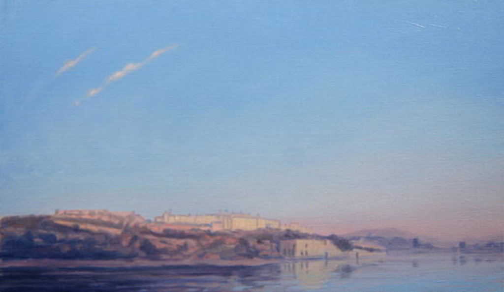 Detail of Dawn at Jaipur by Derek Hare