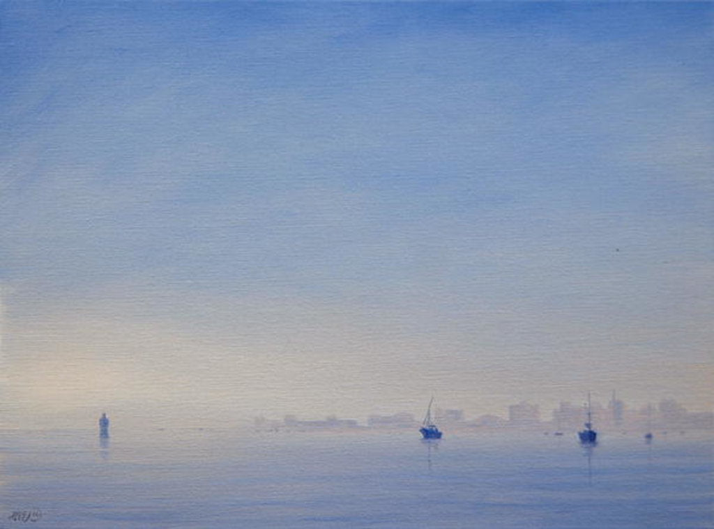 Detail of Mumbai Harbour by Derek Hare