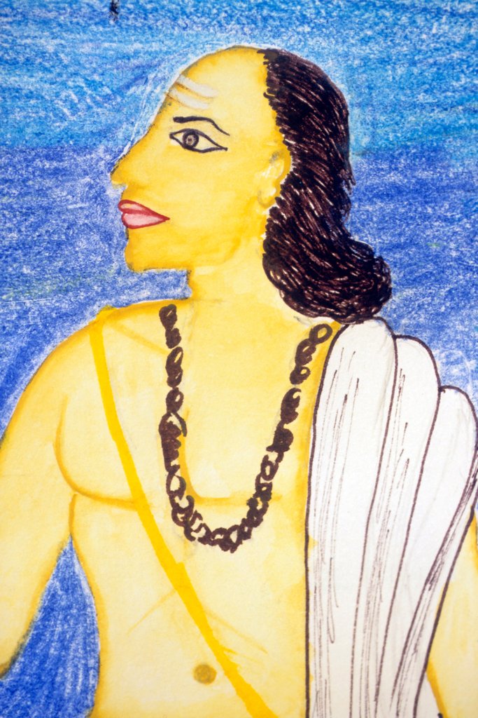 Detail of Aryabhata by School Indian