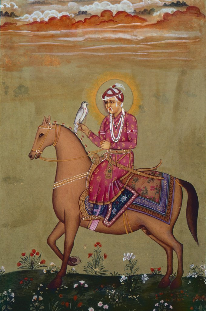 Detail of Portrait of Emperor Jahangir by School Indian