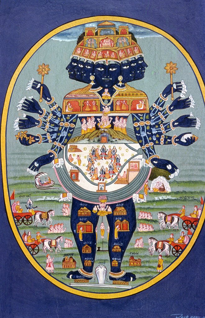 Detail of Tantra Painting by School Indian