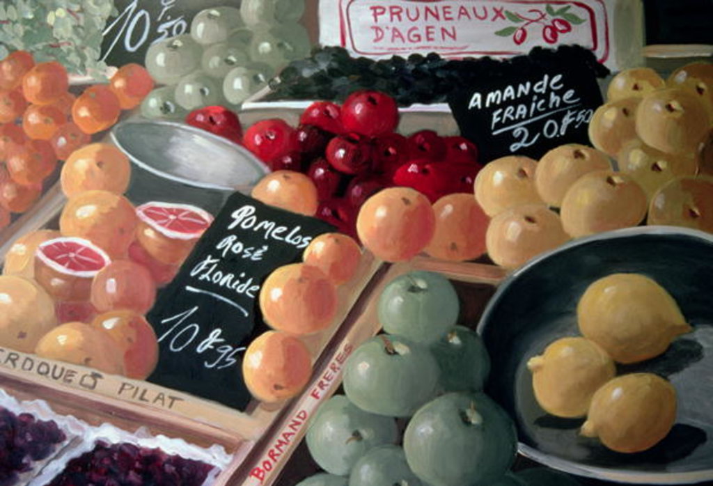 Detail of Pomelos II by Dory Coffee