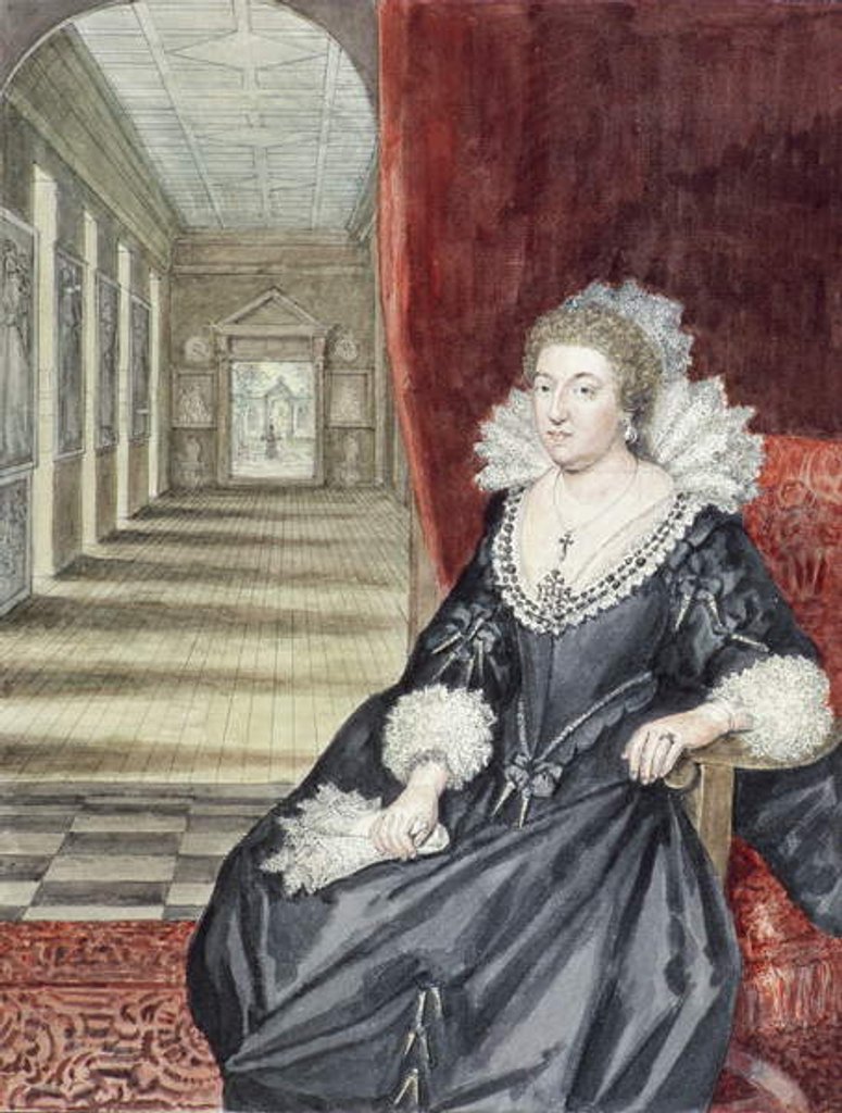 Detail of Aletheia, Countess of Arundel, by George Vertue c.1730 by George Vertue