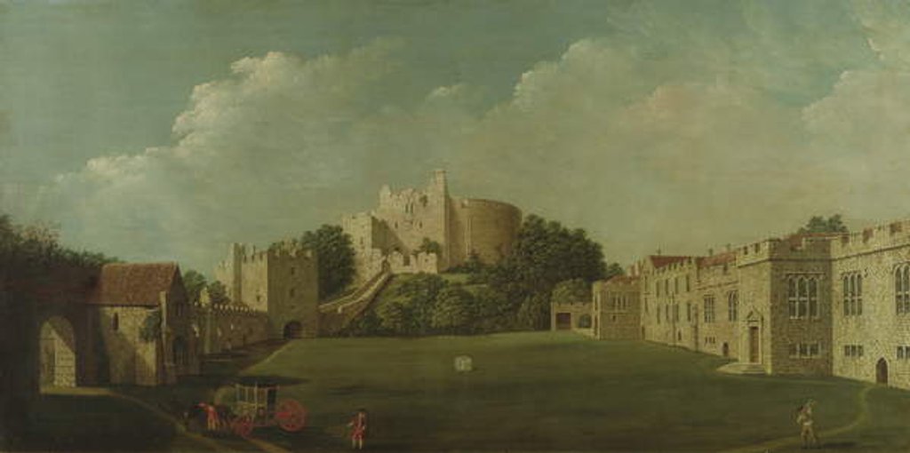 Detail of Arundel Castle, Keep and Quadrangle, c.1770 by James Canter