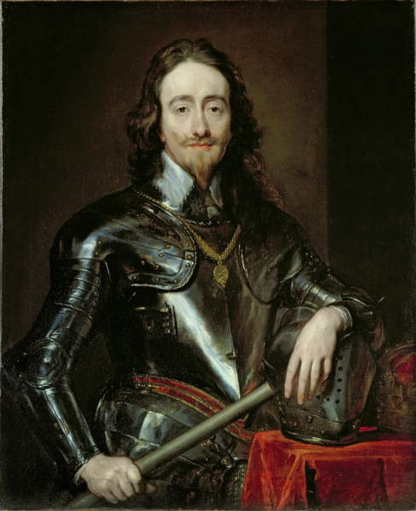 Detail of King Charles I by Anthony van Dyck