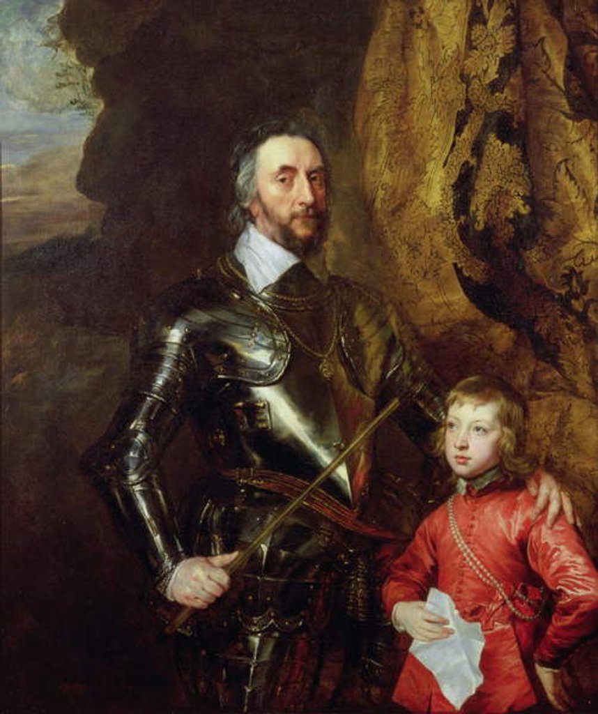Detail of Thomas Howard, 2nd Earl of Arundel, with his Grandson Thomas, later 5th Duke of Norfolk, 1635-36 by Anthony van Dyck
