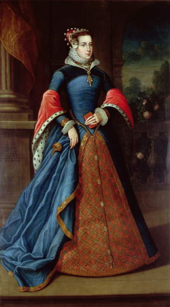 Detail of Lady Mary Fitzalan by Hans Eworth or Ewoutsz