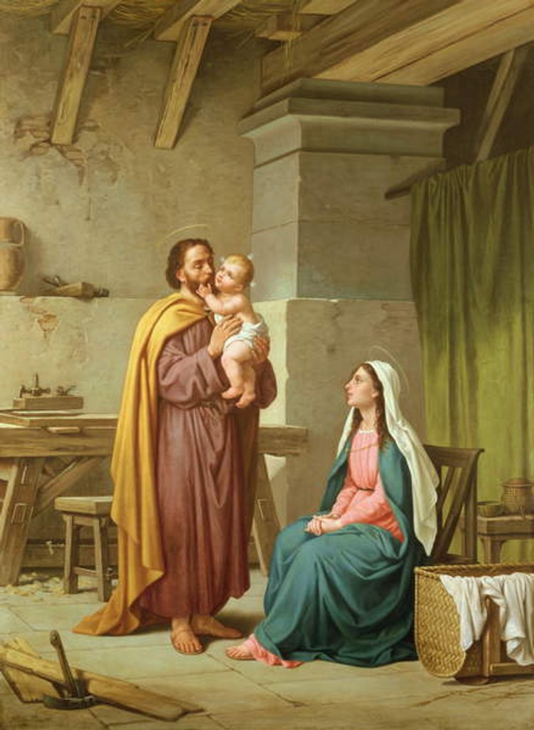 Detail of The Holy Family in St Joseph's Workshop by Pietro Pezzati