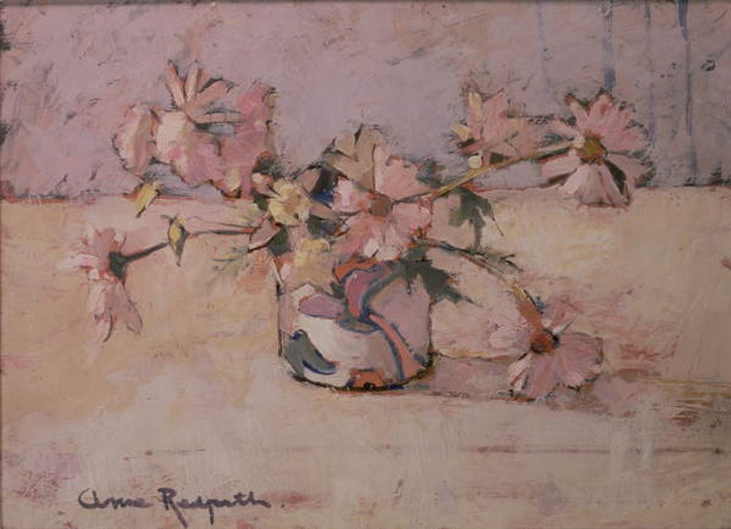 Detail of Michaelmas Daisies by Anne Redpath