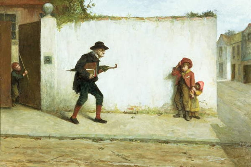 Detail of The Old Dominie by John Burr