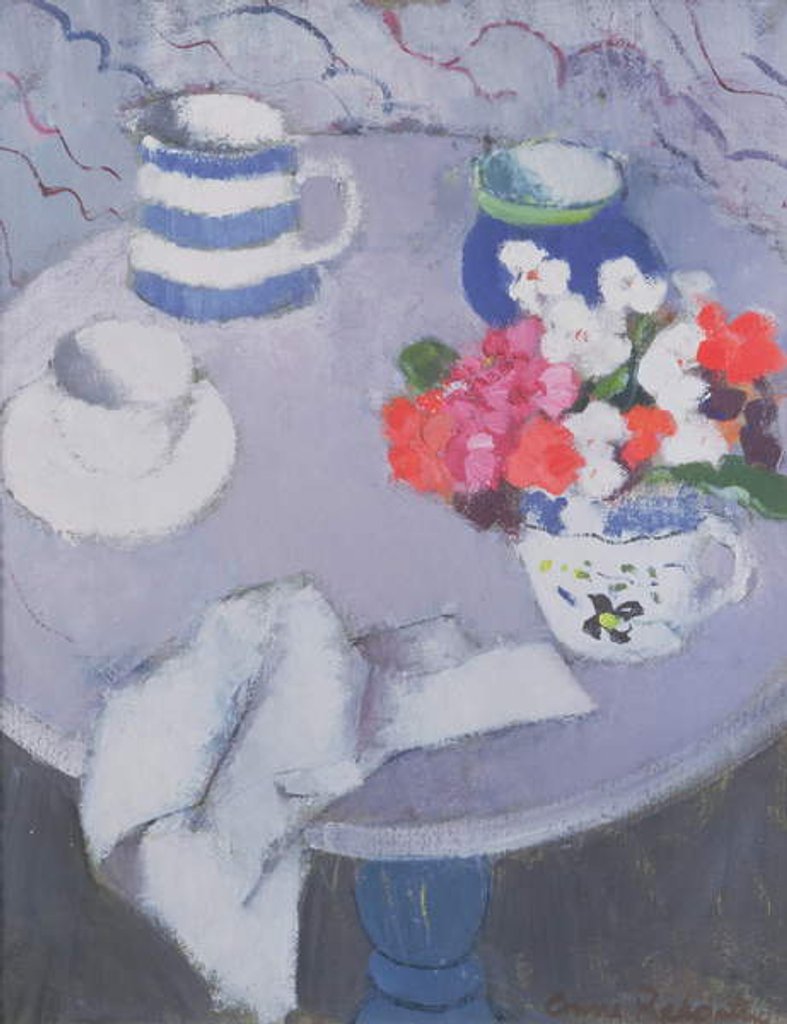 Detail of Still Life with Table by Anne Redpath