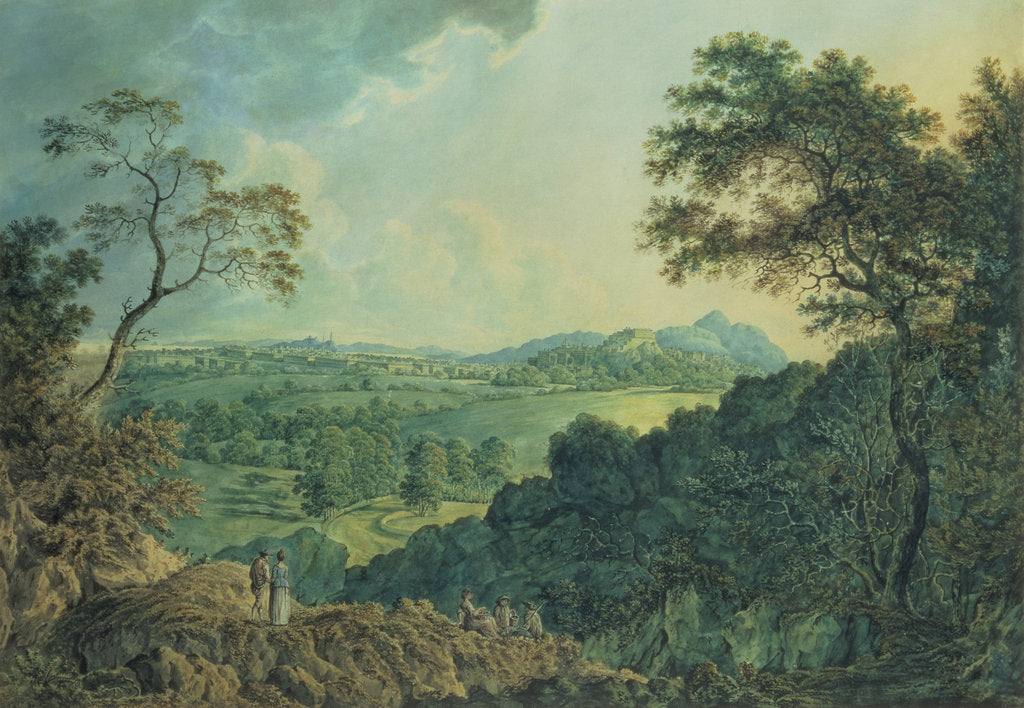 Detail of View of Edinburgh from Corstorphine Hill by Alexander Nasmyth
