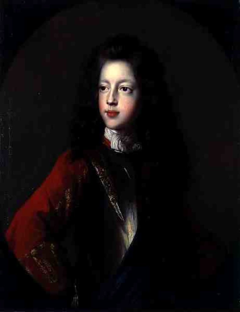 Detail of James VIII of Scotland & III of England, c.1704 by Francois de Troy
