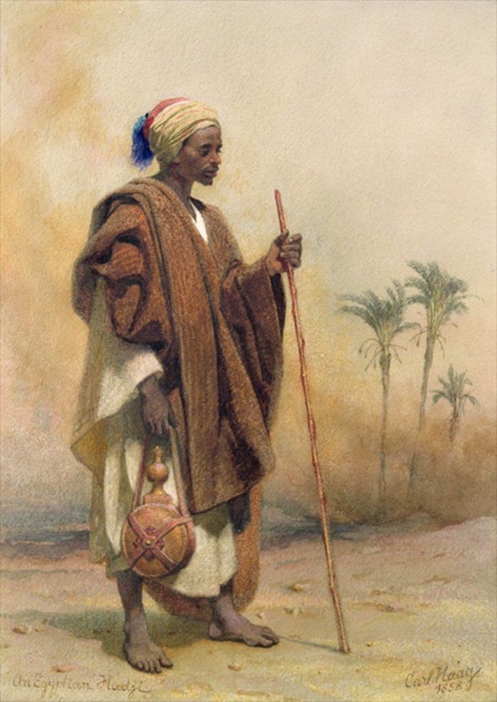 Detail of An Egyptian Haji, 1858 by Carl Haag