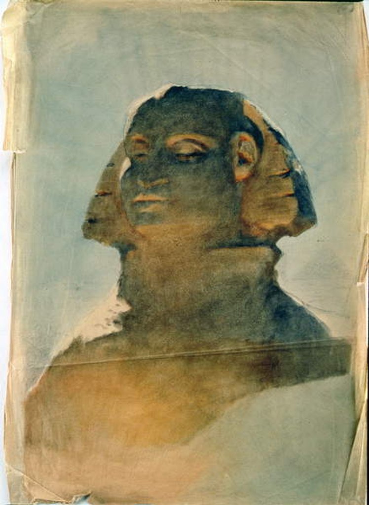 Detail of Sphinx at Giza by Carl Haag