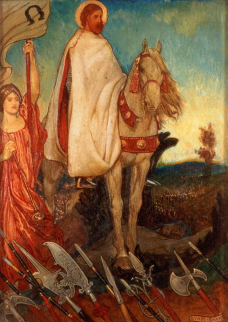 Detail of Road to Calvary by John Byam Liston Shaw